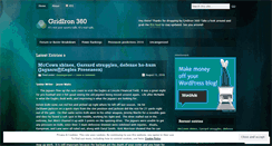 Desktop Screenshot of gridiron360.wordpress.com