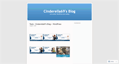 Desktop Screenshot of cinderella69.wordpress.com
