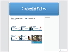 Tablet Screenshot of cinderella69.wordpress.com