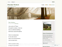 Tablet Screenshot of poetry4thesoul.wordpress.com