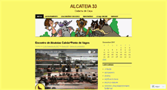 Desktop Screenshot of alcateia33.wordpress.com