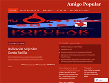 Tablet Screenshot of amigopopular.wordpress.com