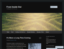 Tablet Screenshot of frominside2out.wordpress.com
