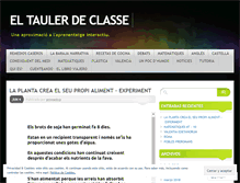 Tablet Screenshot of eltaulerdeclasse.wordpress.com
