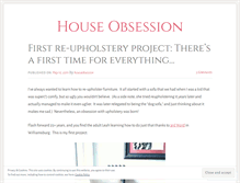 Tablet Screenshot of houseobsession.wordpress.com