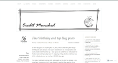 Desktop Screenshot of creditmunched.wordpress.com