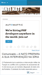 Mobile Screenshot of antinatoportugal.wordpress.com