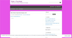 Desktop Screenshot of mujerytecnologia.wordpress.com