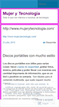 Mobile Screenshot of mujerytecnologia.wordpress.com