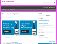 Tablet Screenshot of mujerytecnologia.wordpress.com