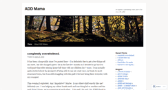 Desktop Screenshot of addmama.wordpress.com