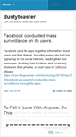 Mobile Screenshot of dustytoaster.wordpress.com