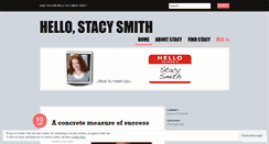 Desktop Screenshot of hellostacysmith.wordpress.com