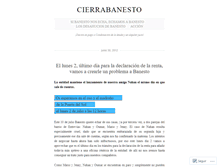 Tablet Screenshot of cierrabanesto.wordpress.com