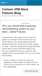 Mobile Screenshot of blog.carlsonjpmstorefixtures.wordpress.com