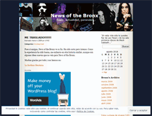 Tablet Screenshot of newsofthebronx.wordpress.com