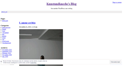 Desktop Screenshot of kunstundkueche.wordpress.com