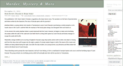 Desktop Screenshot of murdermysterybooks.wordpress.com