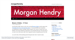 Desktop Screenshot of morganhendry.wordpress.com