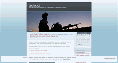 Desktop Screenshot of geopolice.wordpress.com