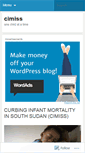 Mobile Screenshot of cimiss2011.wordpress.com