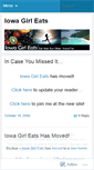 Mobile Screenshot of iowagirleats.wordpress.com