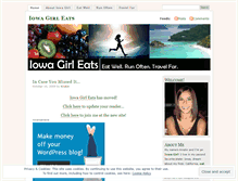 Tablet Screenshot of iowagirleats.wordpress.com