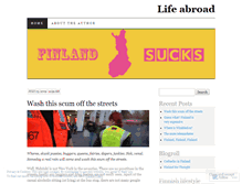 Tablet Screenshot of finlandsucks.wordpress.com