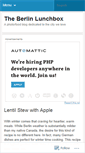 Mobile Screenshot of berlinlunchbox.wordpress.com