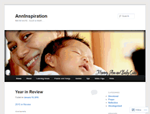 Tablet Screenshot of anninspiration.wordpress.com