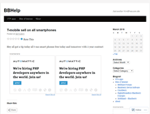 Tablet Screenshot of bbhelp.wordpress.com