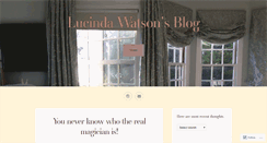 Desktop Screenshot of lucindaw.wordpress.com