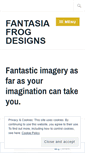 Mobile Screenshot of fantasiafrogdesigns.wordpress.com