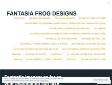 Tablet Screenshot of fantasiafrogdesigns.wordpress.com
