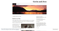Desktop Screenshot of gavinandjess.wordpress.com