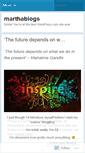 Mobile Screenshot of marthablogs.wordpress.com