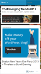 Mobile Screenshot of bostonnewyearseve2011.wordpress.com