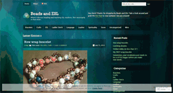 Desktop Screenshot of eslbeads.wordpress.com