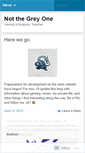 Mobile Screenshot of notthegreyone.wordpress.com