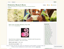 Tablet Screenshot of ethiopiamama.wordpress.com
