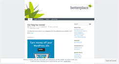 Desktop Screenshot of betterplaceorg.wordpress.com