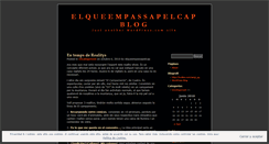 Desktop Screenshot of elqueempassapelcap.wordpress.com