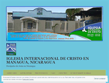 Tablet Screenshot of iicnicaragua.wordpress.com