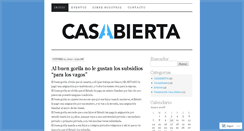 Desktop Screenshot of casabiertacomuna15.wordpress.com