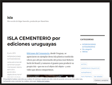 Tablet Screenshot of islasaavedra.wordpress.com