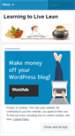 Mobile Screenshot of learningtolivelean.wordpress.com