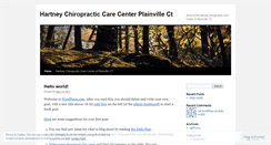 Desktop Screenshot of hartneychiropracticcare.wordpress.com