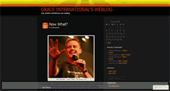 Desktop Screenshot of graceinternational.wordpress.com