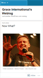 Mobile Screenshot of graceinternational.wordpress.com