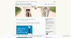Desktop Screenshot of happyandhealthybride.wordpress.com